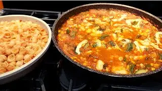 Como hacer guisado de CALABAZAS  chile POBLANO y mas. Un guisado con MUCHO SABOR 🔥