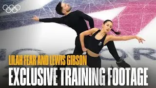 🇬🇧 Lilah Fear and Lewis Gibson Own the Ice | Exclusive Training Footage Ahead of Milano Cortina 2026