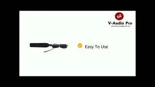 V-Audio Pro Reporting Journalist Mic For Mobile