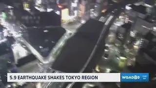 At least 37 hurt after magnitude 5.9 earthquake strikes eastern Japan
