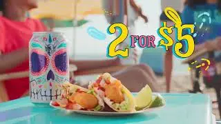 Del Taco hooked up with Stone Brewing to create Buenaveza Crispy Fish Tacos.