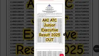 AAI ATC Result 2025 OUT 🔴 AAI ATC Result 2025 Kaise Dekhe ? How To Check AAI Junior Executive Result