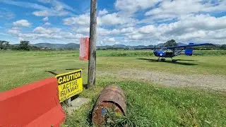 Foxbat a22 landing runway 19 - kilkeel
