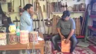 Raju Bagga playing Cason with Madan Nepali on murchumg a tr