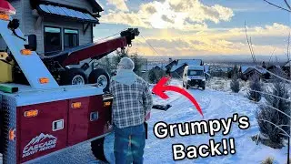 Grumpy old man with a grump old wrecker!