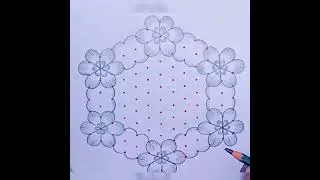 🌟🌺 NEW YEAR 🌺🌟 unique 🌺 special kolam 👍🌺 just 13 dots 🌺 simple rangoli 🌺 pulli kolam 🌺 easy rangoli🌺