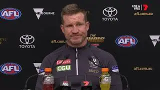'It's a waste for the year' | Nathan Buckley post-game | First Preliminary Final, 2019 | AFL