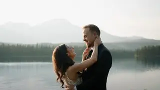 Fairmont Jasper Park Lodge Wedding with the Cutest Dog