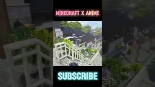 Minecraft x Anime Crossover is EPIC (2024)#minecraftshorts #4k60fps #minecraft #videoquality