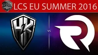 [LoL Highlights] H2k vs OG Game 1 | LCS EU Summer 2016 (30.06.2016) - H2k-Gaming vs Origen