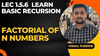 Factorial of a Number  | Striver DSA Sheet 