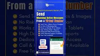 Best Button Whatsapp Marketing Virtual Number Panel