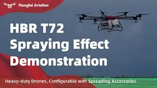 HBR T72 Large Agricultural Drone, Larger Sowing Width and More Efficient