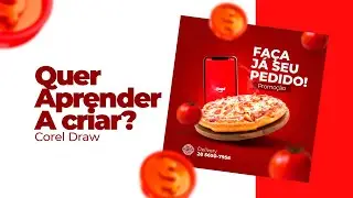 Flyer r&aacute;pido para pizzaria // Tutorial #corelsnake