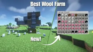 Minecraft Easy WOOL FARM - Extremely Efficient 1.21.8+ Tutorial