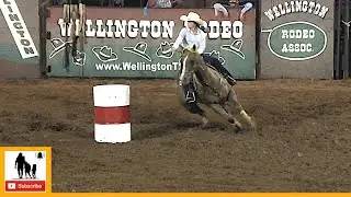 Гонки на бочках — Wellington Pro Rodeo 2023 | Пятница