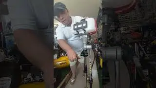 Motor de Popa Rabeta Vertical 3 HP 60,2CC 2 Tempos Gasolina Toyama Barco Caiaque