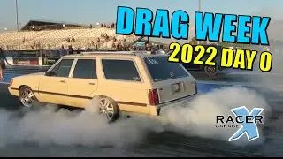 HOT ROD DRAG WEEK 2022! Day Zero, Tech and Registration - Racer X Garage Crew