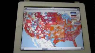 Coverage? Compare Verizon, AT&T, Sprint & T-Mobile Maps - iPhone/iPad App Demo
