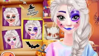 Хэллуин вечеринка Эльзы и Анны Sisters Halloween party | Zlata Game Time
