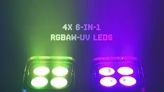 BeamZ BBP94 Uplight PAR spot op accu met 4x 10W LEDs