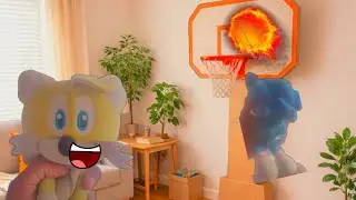 I Made My Own Basketball Hoop ! (NO MONEY!) 🏀💸