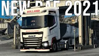 ETS2 NEW DAF 2021 Low deck und 450PS und 24 Tonnen [1850] EURO TRUCK SIMULATOR 2