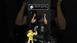 Бердли не ценит 8-битную графику ☹️ #deltarune #gym #berdly