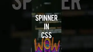 Create CSS Spinner in just 60sec🔥- No JavaScript - CSS Tutorial #csstricks #csstutorial #css