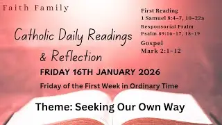 Today's Catholic Mass Readings and Gospel Reflection &ndash; Friday, January 16, 2026