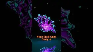 Neon Conch Shell 🌊 | Cyber Ocean Aesthetic | AI in 5 Seconds