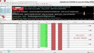 FX SCALPER EA 10th JULY 2020 - NO LOSS STRATEGY EA, ALGORITHMIC ROBOT,  FOREX REBATE GENERATOR EA