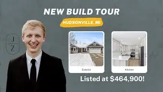 New Construction in Hudsonville, Michigan! - Living in West Michigan - 1550 SQFT - New Build Tour