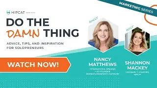 Do The Damn Thing: The One Philosophy with Nancy Matthews