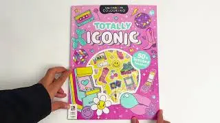 9781488963865 Totally Iconic Colouring Book with 50+ Scented Stickers