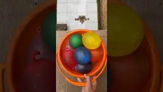 Experiment: Will a water balloon explode if dropped from a height?