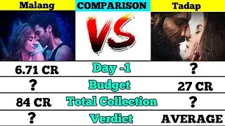 Malang movie vs Tadap movie box office collection comparison।। Aditya Roy vs ahan Shetty।।