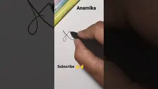 Anamika name style #youtubeshorts #shortfeed #signature #viral #art #calligraphy #shorts