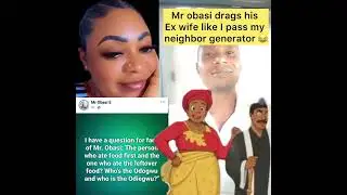 Hahaha 😂 I love this for Mr obasi, dr@g that ur Ex wetin no good. Ev!l will never prevail 💪👌#top 