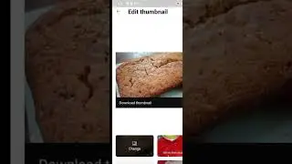 How to add a thumbnail to your video using mobile #youtubeshorts #thumbnail