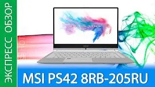 Экспресс-обзор ноутбука MSI PS42 8RB-205RU