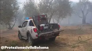 Antincendio boschivo Protezione Civile Bolsena - 2017