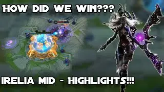 IRELIA MID INTENSE GAMEPLAY  | BUILD & RUNES - WILD RIFT