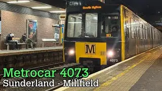 Tyne and Wear Metro | Metrocar 4073 Sunderland - Millfield 