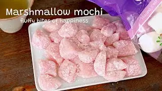 Fluffy Marshmallow Mochi, One Bite is Never Enough 😋 | とまらない ! ふわふわマシュマロ餅