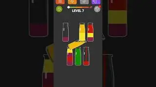 Aquatic Challenge: Dive into the Depths of Water Puzzles💥 // level 7 #watersortpuzzle #gaming #games