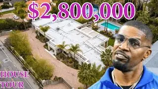 A LOOK INSIDE JAMIE FOXX'S $2.8 MILLION HIDDEN VALLEY MANSION | HOUSE TOUR