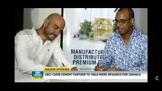 ARC Manufacturing & Carib Cement Renew Distribution Agreement - CVM TV
