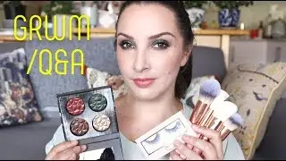 GRWM / Q&A - testing new Linda Hallberg, Quartz Beauty & Shu Uemura