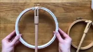 The SF School of Needlework and Design shows you how to properly bind your embroidery hoops.